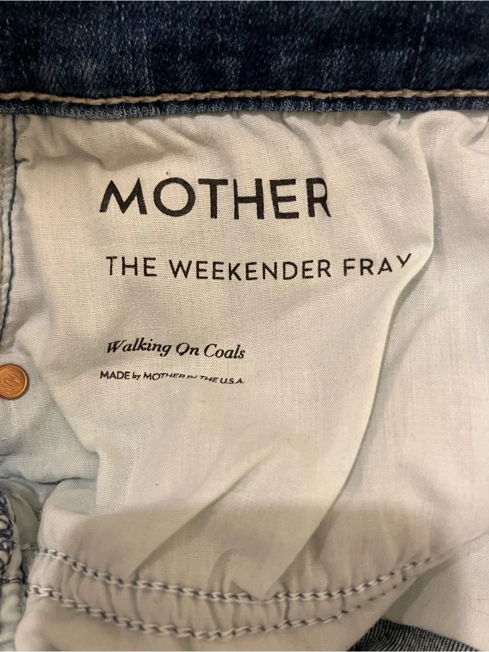 MOTHER The Weekender Fray Jean - Picture 6 of 8